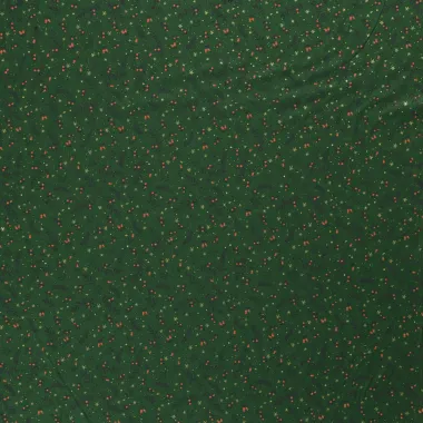 -Kerststof - katoen poplin - kersttak - groen - 20716-025 - Kerststof - katoen poplin - kersttak - groen - 20716-025