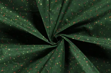 -Kerst katoen - kersttak - groen - 20716-025 - Kerst katoen - kersttak - groen - 20716-025