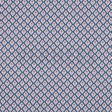 -Katoen met coating - abstract - blauw paars wit oranje - 5662-003 - Katoen met coating - abstract - blauw paars wit oranje - 5662-003