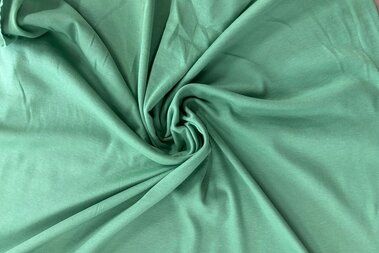 -Tricot stof - viscose polyester - groen - JT14 - Tricot stof - viscose polyester - groen - JT14