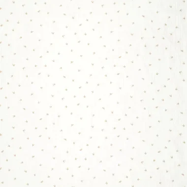 -Katoen stof - hydrofiel - bloemetjes - gebroken wit - 20530-022 - Katoen stof - hydrofiel - bloemetjes - gebroken wit - 20530-022