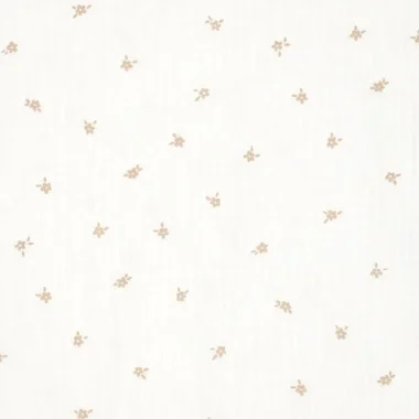 -Katoen stof - hydrofiel - bloemetjes - gebroken wit - 20530-022 - Katoen stof - hydrofiel - bloemetjes - gebroken wit - 20530-022