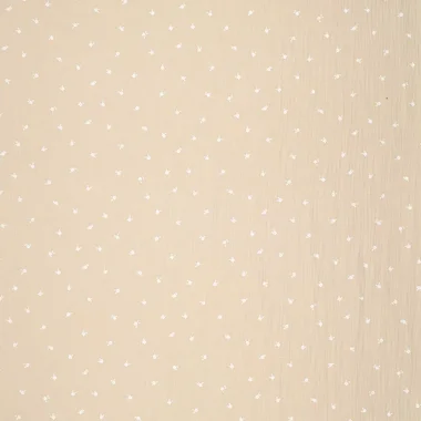 -Katoen stof - hydrofiel - bloemetjes - beige - 20530-176 - Katoen stof - hydrofiel - bloemetjes - beige - 20530-176