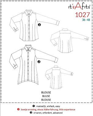 -It's a fits 1027: blouse - It's a fits 1027: blouse