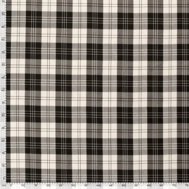 -Geruite stof - zwart wit - 5191-004 - Geruite stof - zwart wit - 5191-004