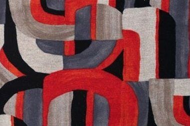 -Tricot stof - punta soft - abstract - rood - 2529-150 - Tricot stof - punta soft - abstract - rood - 2529-150