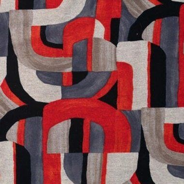 -Tricot stof - punta soft - abstract - rood - 2529-150 - Tricot stof - punta soft - abstract - rood - 2529-150
