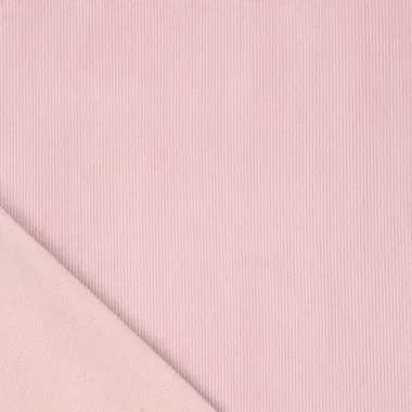 -Polyester stof - rekbare corduroy - lichtroze - 21101-820 - Polyester stof - rekbare corduroy - lichtroze - 21101-820