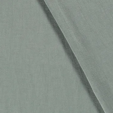 -Linnen stof - mix - stone washed - donker mint - 2155-122 - Linnen stof - mix - stone washed - donker mint - 2155-122