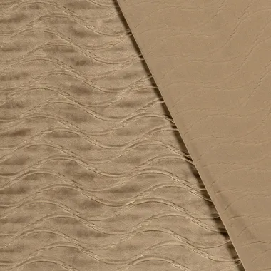 -Fluweel stof - gepreekt golven - camelbeige - 22092-053 - Fluweel stof - gepreekt golven - camelbeige - 22092-053