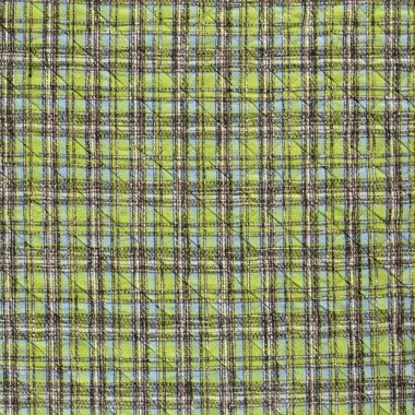 -Doorgestikte stof - jacquard ruiten - lime - 22257-023 - Doorgestikte stof - jacquard ruiten - lime - 22257-023