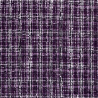 -Doorgestikte stof - jacquard ruiten - paars - 22257-045 - Doorgestikte stof - jacquard ruiten - paars - 22257-045