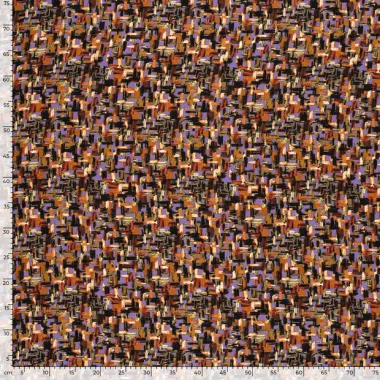 -Viscose stof - nylon crepe - abstract - lila - 22009-045 - Viscose stof - nylon crepe - abstract - lila - 22009-045