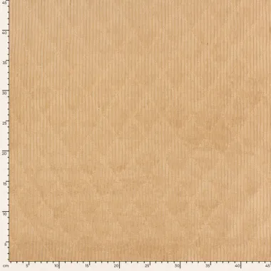-Doorgestikte stof - corduroy - camel - 22084-053 - Doorgestikte stof - corduroy - camel - 22084-053