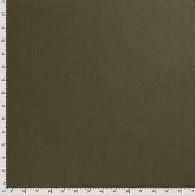-Fleece stof - kaki groen - 9111-027 - Fleece stof - kaki groen - 9111-027