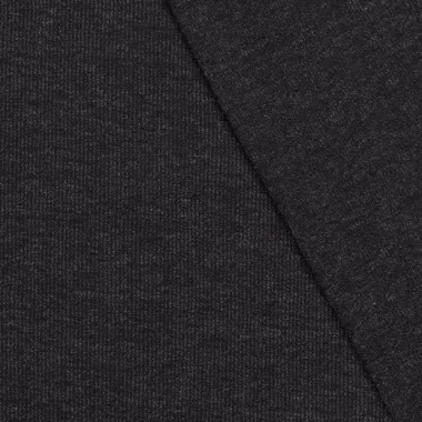 -Jersey - Ribtricot Lurex - schwarz meliert - 22095-069 - Jersey - Ribtricot Lurex - schwarz meliert - 22095-069