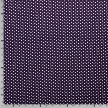 -Katoen stof - poplin - stippen - paars - 5570-045 - Katoen stof - poplin - stippen - paars - 5570-045