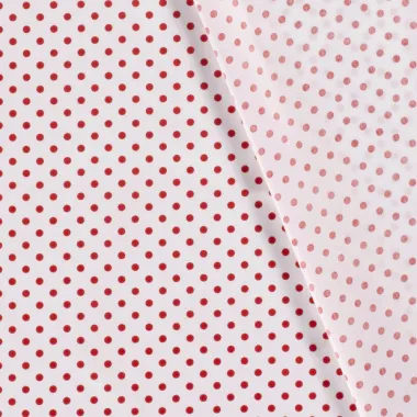 -Katoen stof - poplin - stippen - wit - 5570-050 - Katoen stof - poplin - stippen - wit - 5570-050