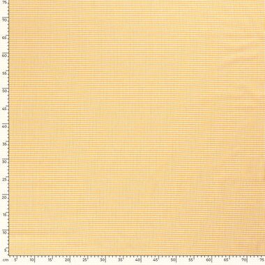 -Katoen stof - poplin - boerenbont mini ruitje (0,2 cm) - oker - 5581-034 - Katoen stof - poplin - boerenbont mini ruitje (0,2 cm) - oker - 5581-034
