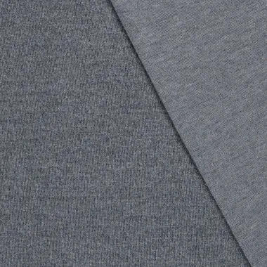 -Gebreide stof - heavy knit lurex melange - licht staalblauw - 22096-007 - Gebreide stof - heavy knit lurex melange - licht staalblauw - 22096-007