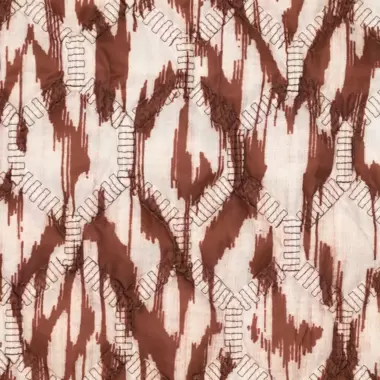 -Gesteppter Stoff - Blurry Ikat Gradini - braun - 21012-108 - Gesteppter Stoff - Blurry Ikat Gradini - braun - 21012-108