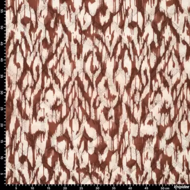 -Gesteppter Stoff - Blurry Ikat Gradini - braun - 21012-108 - Gesteppter Stoff - Blurry Ikat Gradini - braun - 21012-108