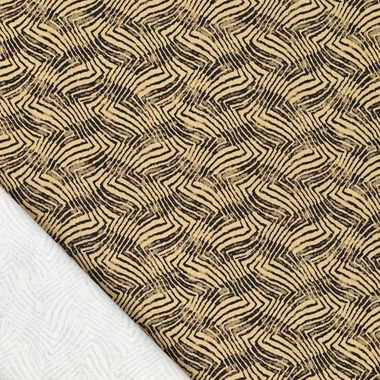 -Stretch stof - cotton velvet - digitaal abstract - beige zwart - 21300-178 - Stretch stof - cotton velvet - digitaal abstract - beige zwart - 21300-178