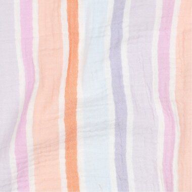 -Hydrofiel stof - yarn dyed stripes - lila oranje - 3569-001 - Hydrofiel stof - yarn dyed stripes - lila oranje - 3569-001