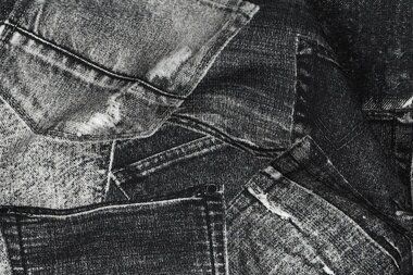 -Jersey - digitale Jeans Pocket- dunkelgrau - 4106-012 - Jersey - digitale Jeans Pocket- dunkelgrau - 4106-012