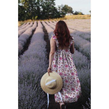 -Baumwolle - Voile - Blumen - Lavendel - 4141-005 - Baumwolle - Voile - Blumen - Lavendel - 4141-005