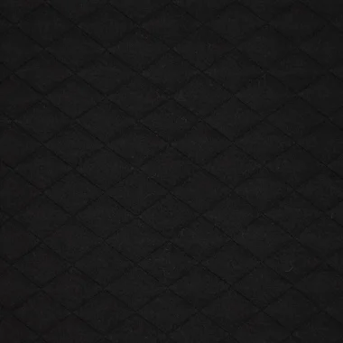 -Doorgestikte stof - diamond jacquard - zwart - JT515 - Doorgestikte stof - diamond jacquard - zwart - JT515