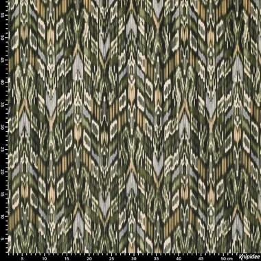 -Polyamidstoff - Travel - Boho Aztec - grün - JT527 - Polyamidstoff - Travel - Boho Aztec - grün - JT527