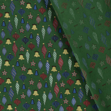 -Kerststof - katoen poplin - kerstballen folie - rood - 20730-015 - Kerststof - katoen poplin - kerstballen folie - rood - 20730-015