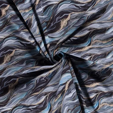 -Softshell stof - digitaal abstract - blauw - 20426-006 - Softshell stof - digitaal abstract - blauw - 20426-006