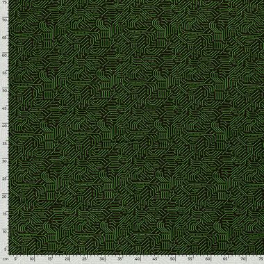 -Sweattricot - abstract - groen zwart - 20538-069 - Sweattricot - abstract - groen zwart - 20538-069