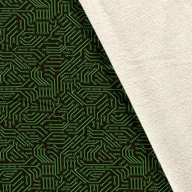-Sweattricot - abstract - groen zwart - 20538-069 - Sweattricot - abstract - groen zwart - 20538-069