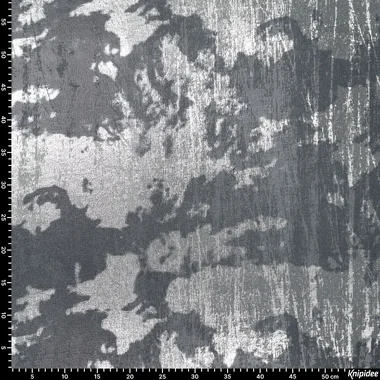 -Stretch stof - vintage bijjoux - blauw - 21615-690 - Stretch stof - vintage bijjoux - blauw - 21615-690