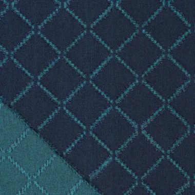 -Spijkerstof - indigo twist diamonds - blauw - 21923-660 - Spijkerstof - indigo twist diamonds - blauw - 21923-660