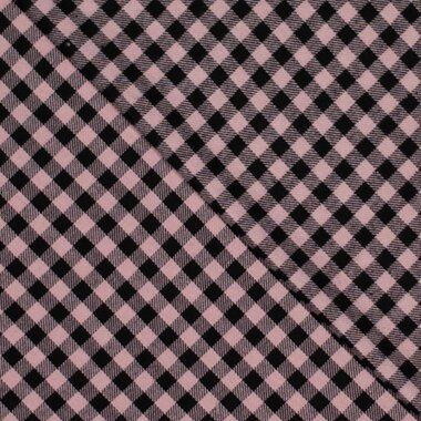 -Geruite stof - roze zwart - 410079-13 - Geruite stof - roze zwart - 410079-13