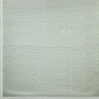 -Doorgestikte stof - quilted ruiten - mintgroen - 882000-13 - Doorgestikte stof - quilted ruiten - mintgroen - 882000-13