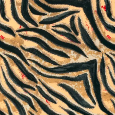 -Stretch stof - katoen satijn - abstract - zalm - 23170-037 - Stretch stof - katoen satijn - abstract - zalm - 23170-037