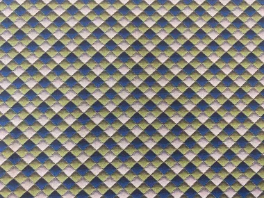 -Katoen-polyester stof - fantasie - blauw groen - JT607 - Katoen-polyester stof - fantasie - blauw groen - JT607