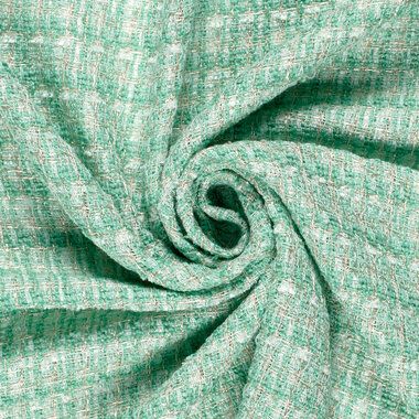 -Polyester - Jaquard Lurex - dunkel mint - 23257-021 - Polyester - Jaquard Lurex - dunkel mint - 23257-021