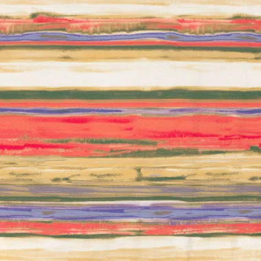 -Stretch stof - polyester bubble - abstract gestreept - koraal multi - 23063-038 - Stretch stof - polyester bubble - abstract gestreept - koraal multi - 23063-038