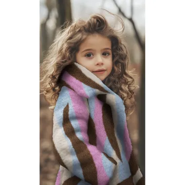 -Teddy stof - swirl - violet - 3486-002 - Teddy stof - swirl - violet - 3486-002