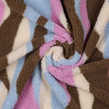 -Teddy stof - swirl - violet - 3486-002 - Teddy stof - swirl - violet - 3486-002