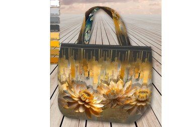 -Paneel stof - canvas paneel voor een tas - digitaal bloemen - multi - 24050 - Paneel stof - canvas paneel voor een tas - digitaal bloemen - multi - 24050