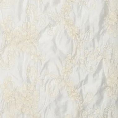 -Tencel stof - embroidery bloemen - crème - 21514-022 - Tencel stof - embroidery bloemen - crème - 21514-022