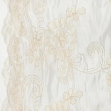 -Tencel stof - embroidery bloemen - crème - 21514-022 - Tencel stof - embroidery bloemen - crème - 21514-022