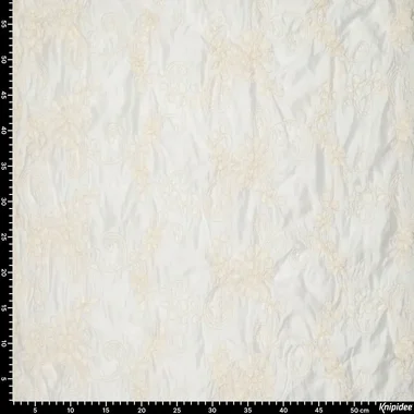 -Tencel stof - embroidery bloemen - crème - 21514-022 - Tencel stof - embroidery bloemen - crème - 21514-022